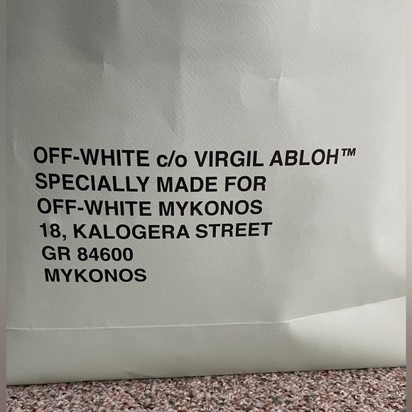 NWT Off-White Exclusive Mykonos White Hoodie - Picture 4 of 6